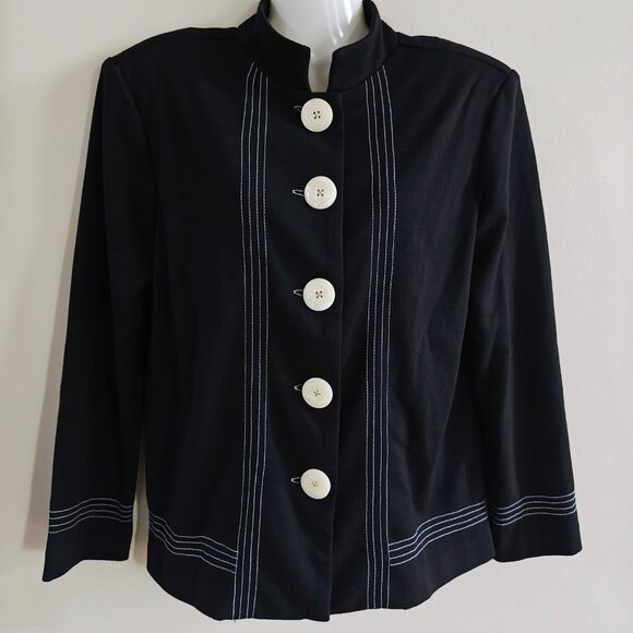 Vintage Button-Front Jacket - Picture 6 of 8